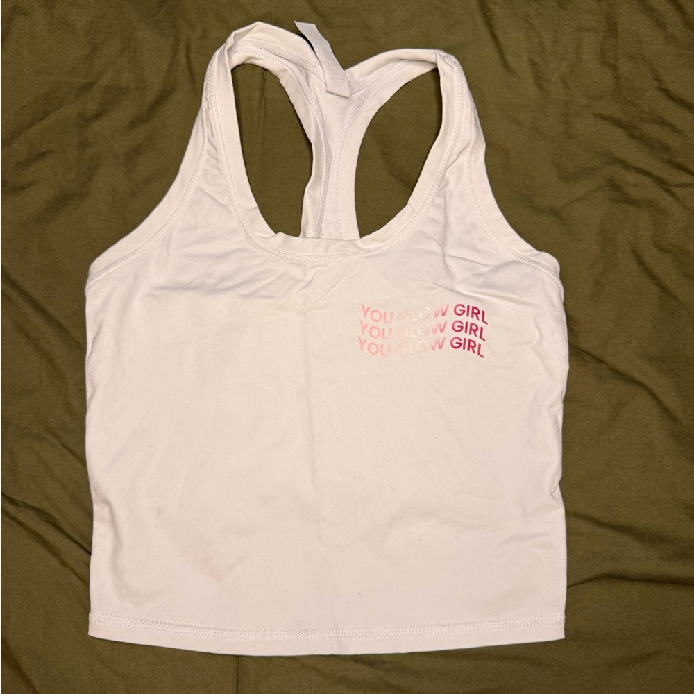 CycleBar White tank top